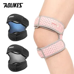 AOLIKES 1PCS Patellar Tendon Support Strap -Knee Braces for Men and Women - Knee Pain Relief Adjustable Knee Strap for Running