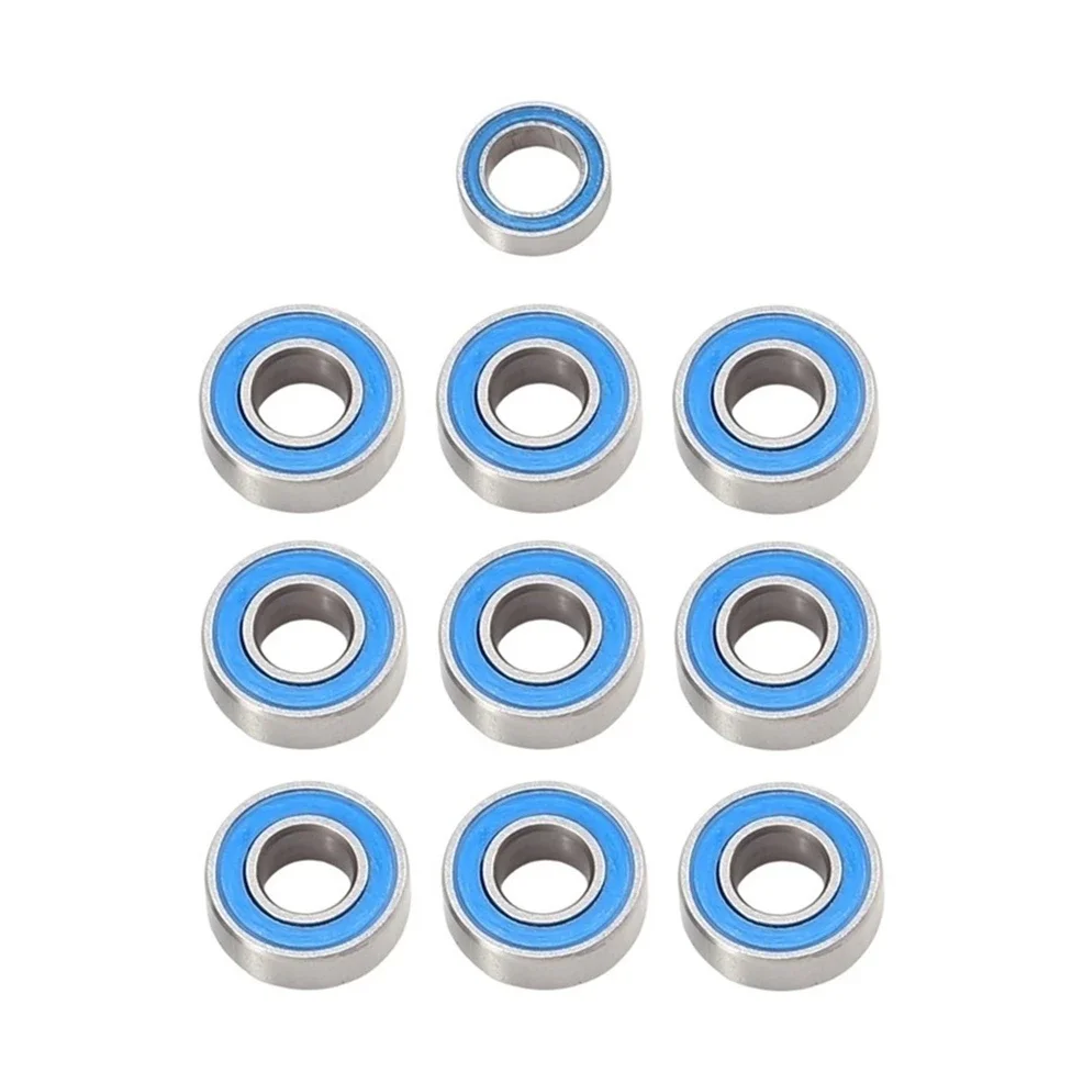 10pcs Sealed Bearing Kit for Tamiya CW-01 Lunchbox Grasshopper Hornet RC Car Upgrade Parts Accessories Waterproof