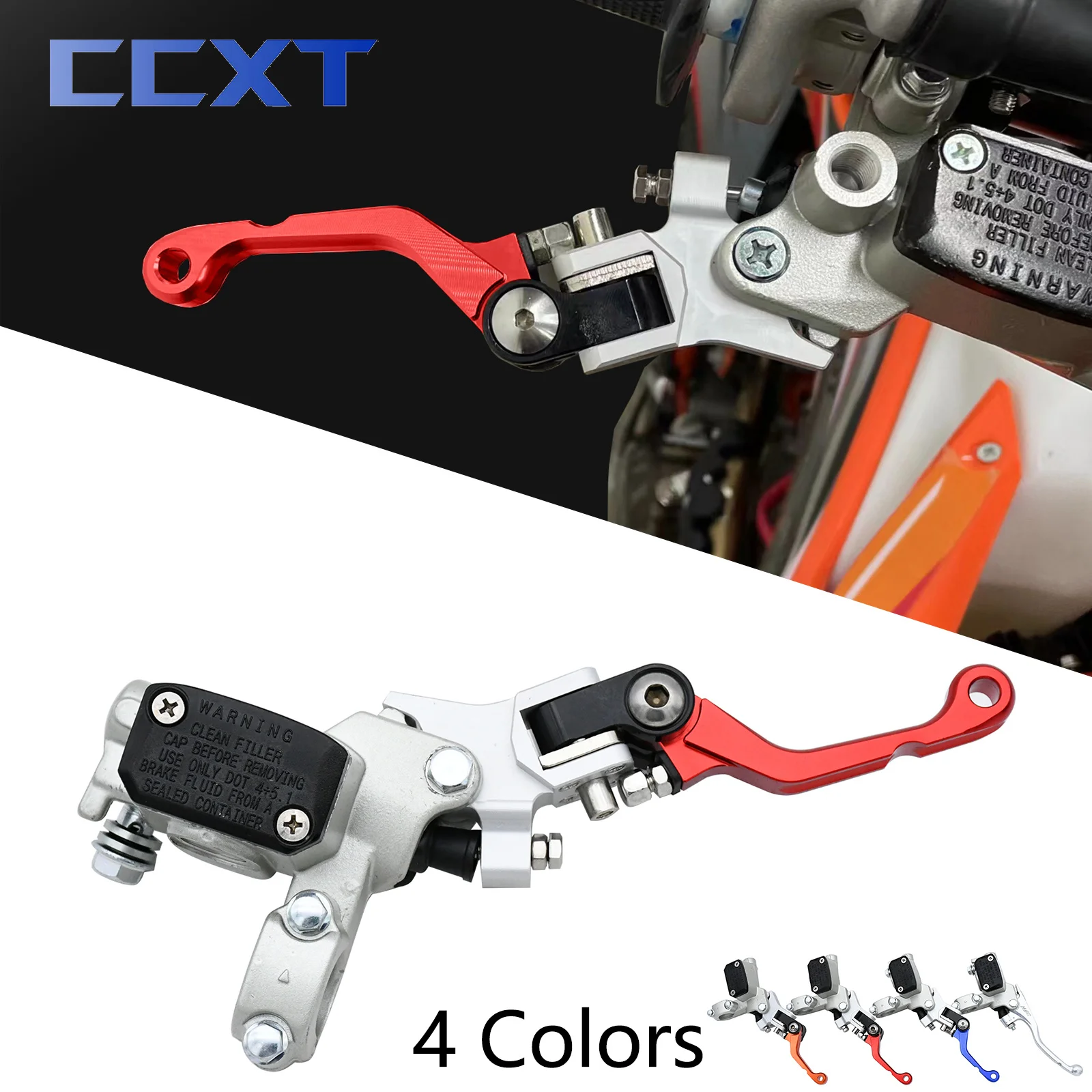 Motorcycle  22mm 7/8'' Right Brake Master Cylinder Pump CNC Fold Brake Lever For KTM EXC EXCF SX SXF XC XCW XCF XCFW TPI 125-530