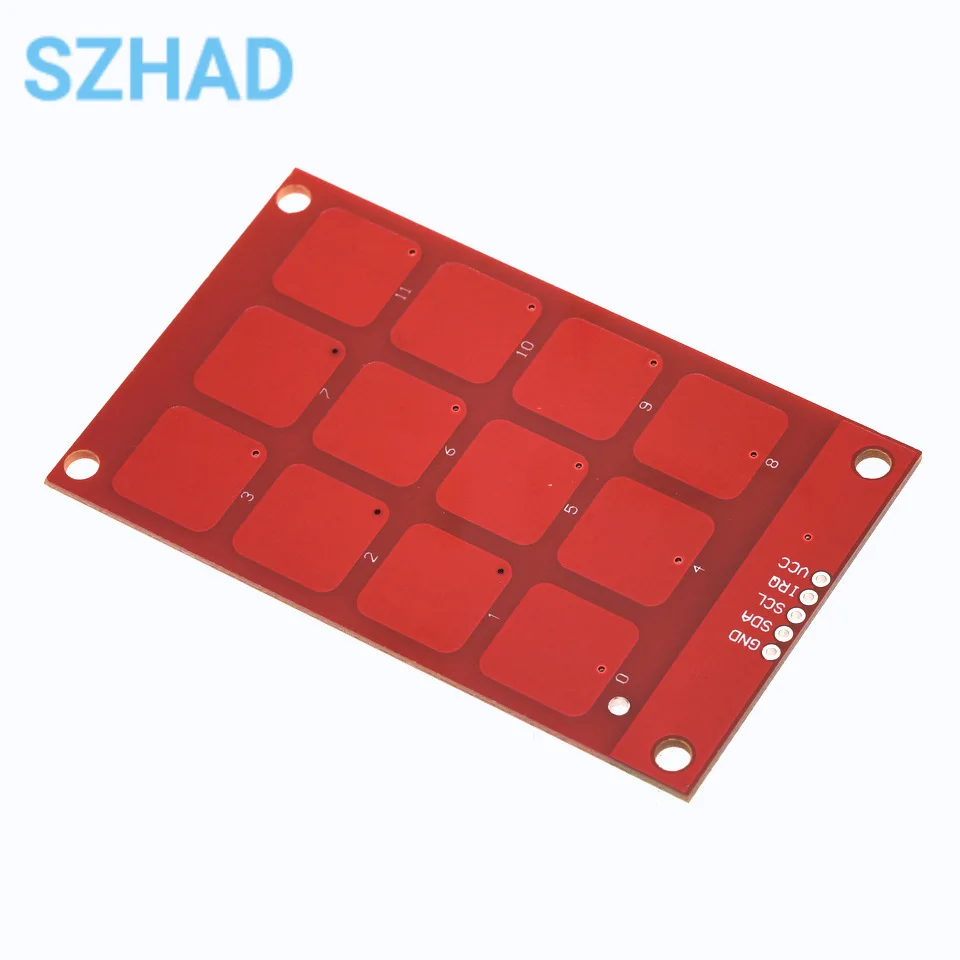 MPR121 Kapazitive Touch-Tastatur – 3x4-Matrix-Sensormodul mit I2C-Ausgang für Arduino- und DIY-Projekte