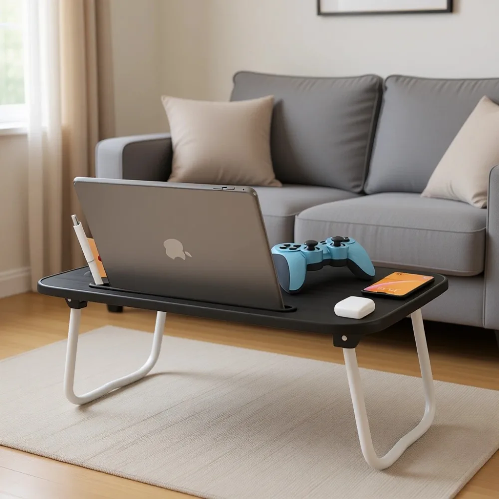 

Велюровая подушка для чтения с подставкой для ноутбука, наполненная измельченной пеной с эффектом памяти, с поддержкой для спины и подлокотниками, маленькая, серая