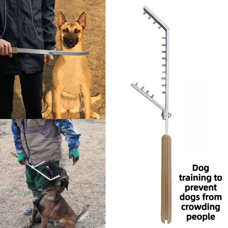 Dog Heeling Training Stick Adjustable Correction Guide Rod Obedience Walking Aid Tool For German Shepherd Malinois Working Dogs