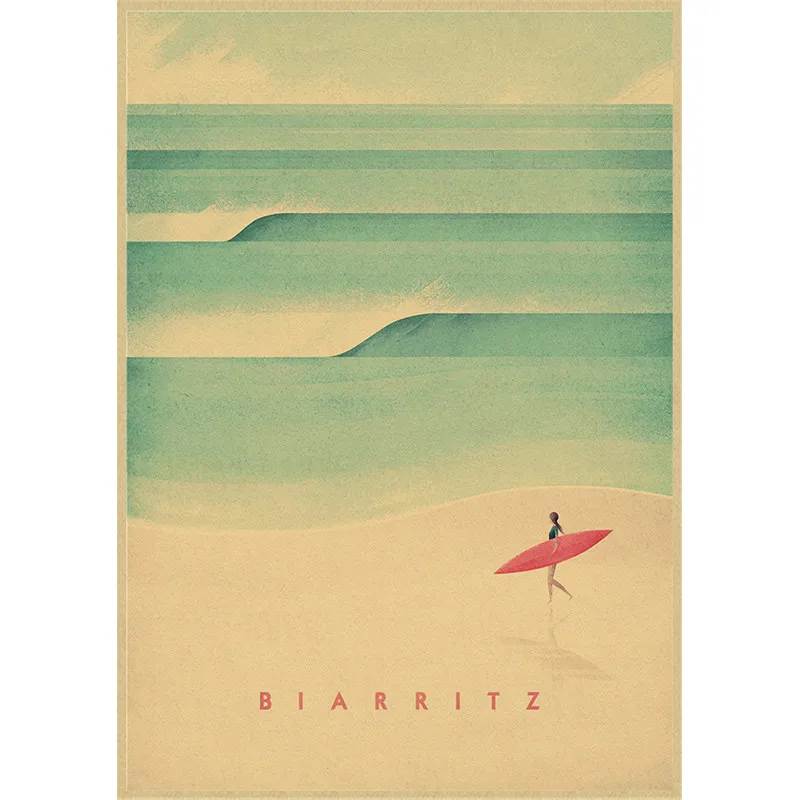 Travel Poster Cities Art Wall Painting Retro Prints Vintage Home Room Bar Cafe Decor Kraft Paper Aesthetic Picture gift