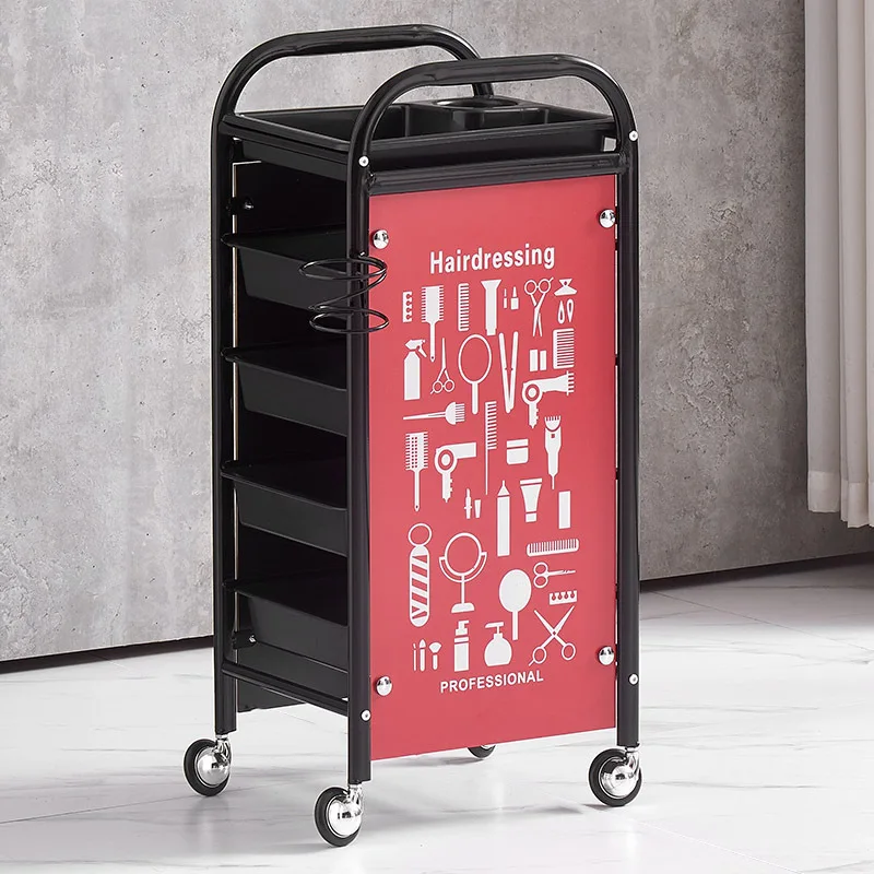 Cosmetic Beauty Salon Trolley Utility Cart Designer Tool Salon Trolley Manicure Tattoo Wagen Mit Rollen Pretty Furniture YN50ST