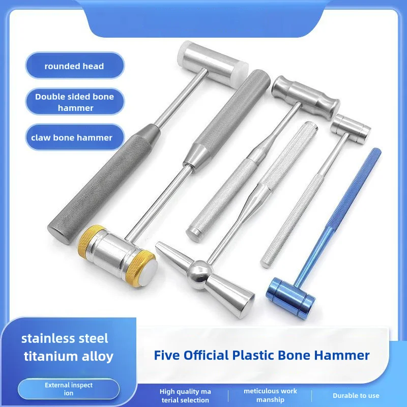 

Medical Nasal Bone Hammer Claw Hammer Plastic Surgery Rhinoplasty Mallet with PTPE Tip