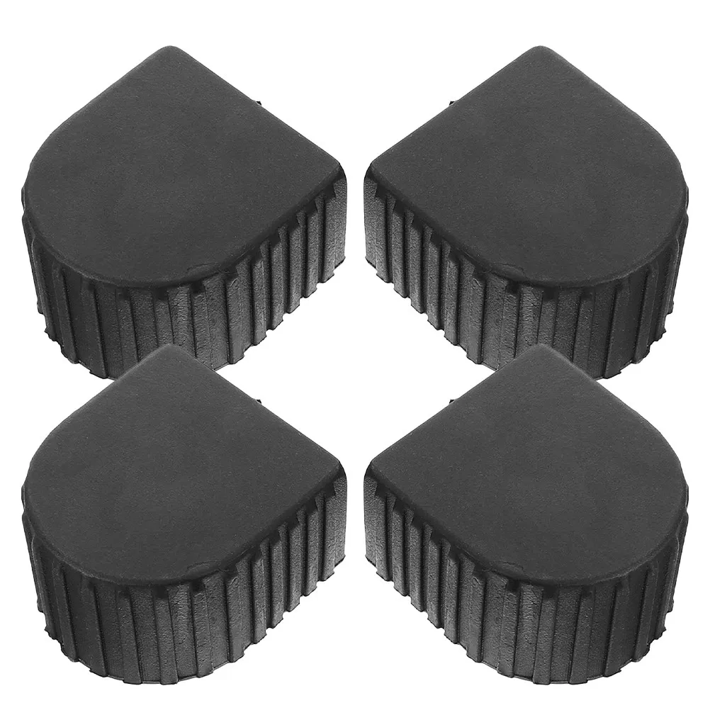 4Pcs Ladder Protective Covers Thickened Plastic Anti-Slip Stabilizer Fall Prevention Pads for Extension Telescopic