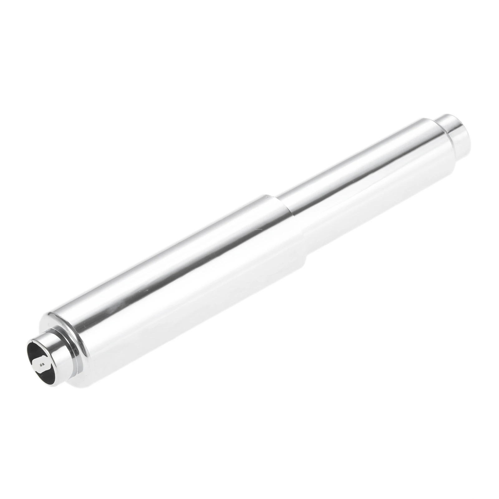 1pc Toilet Paper Holder Roller Retractable Tissue Rack Plastic Universal Spring Loaded Bathroom Bar Replace 16cm/6.30inch Silver