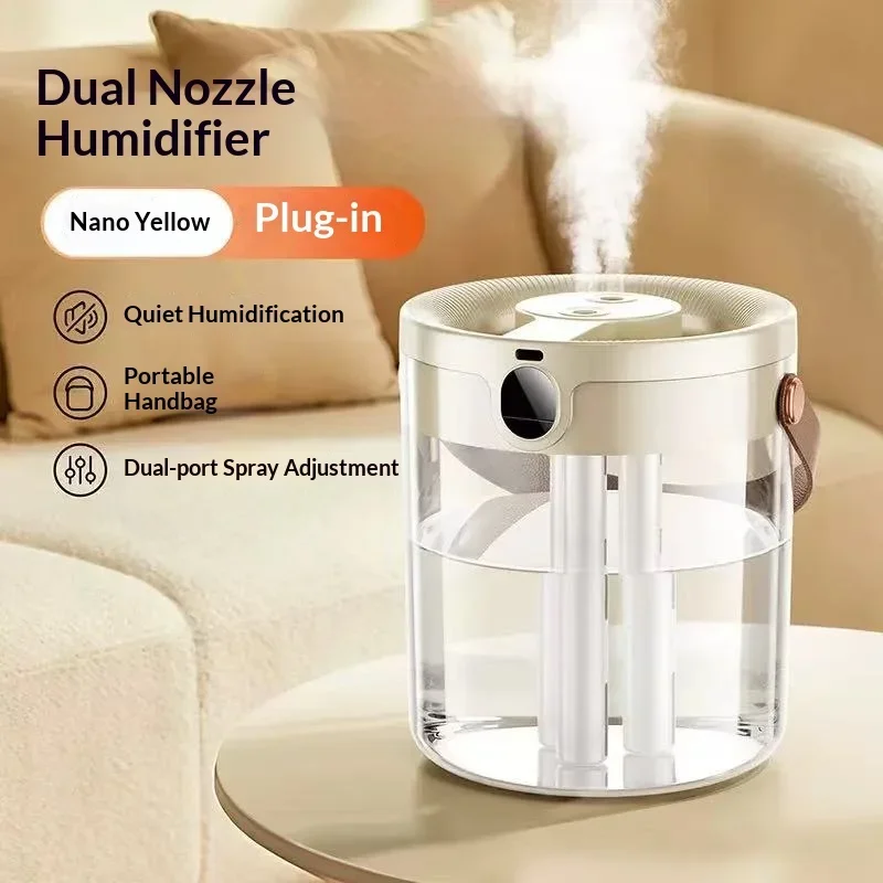 Dual-Spray Humidifier Home Ultra-Quiet for Pregnant Women Baby Bedroom Air Purification Small Size Large Mist Constant Humidity