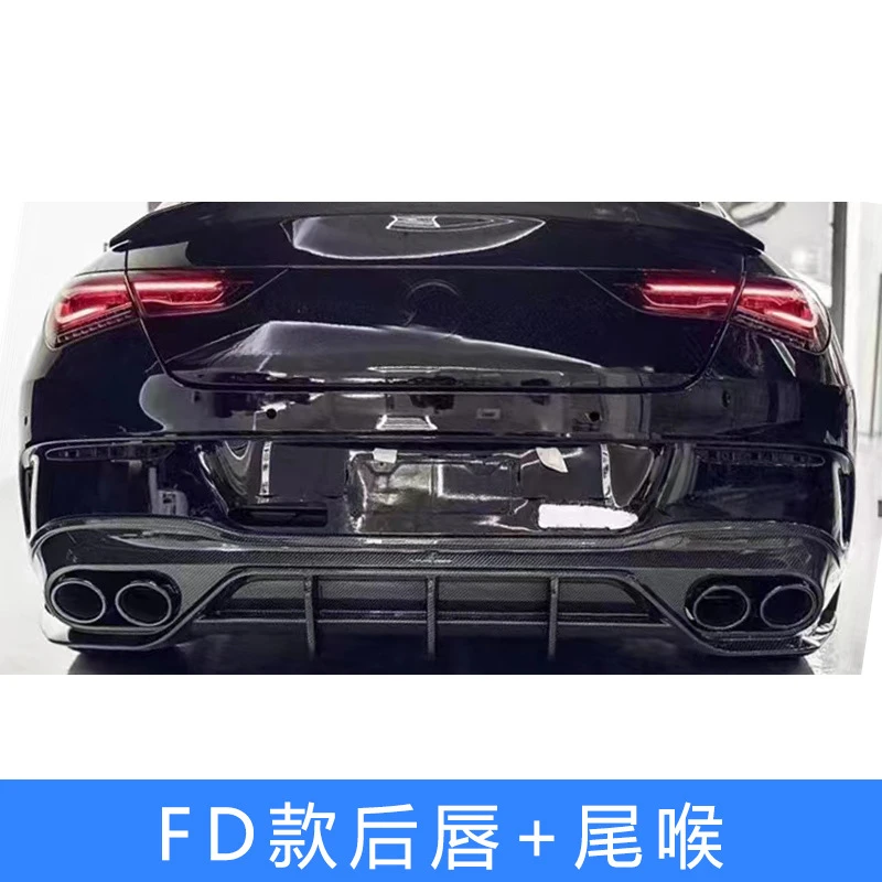 

Подходит для 21-23 Mercedes-Benz CLA-Class Sport Edition, модифицированный задний спойлер из углеродного волокна в стиле FD W118/CLA45