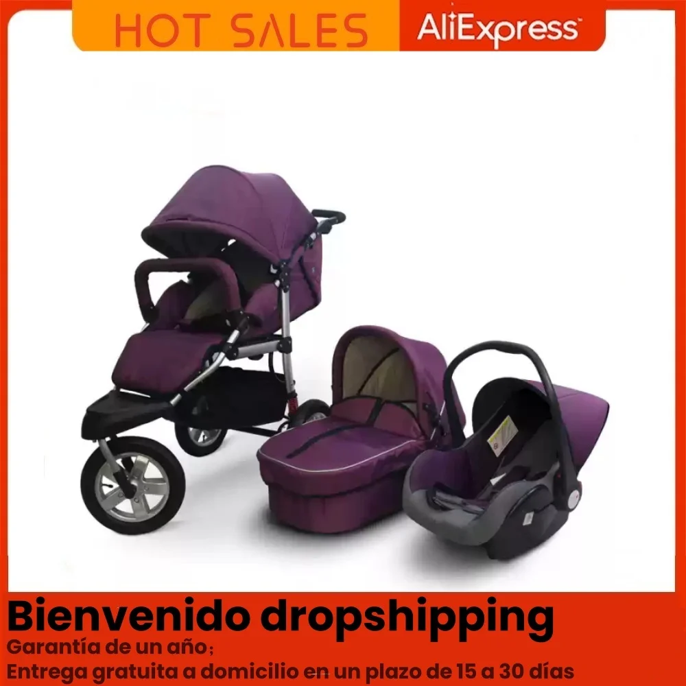 Cochecito de bebé 3 en 1, triciclo infantil para niños de 0 a 36 meses, el mejor cochecito para mamá y niños