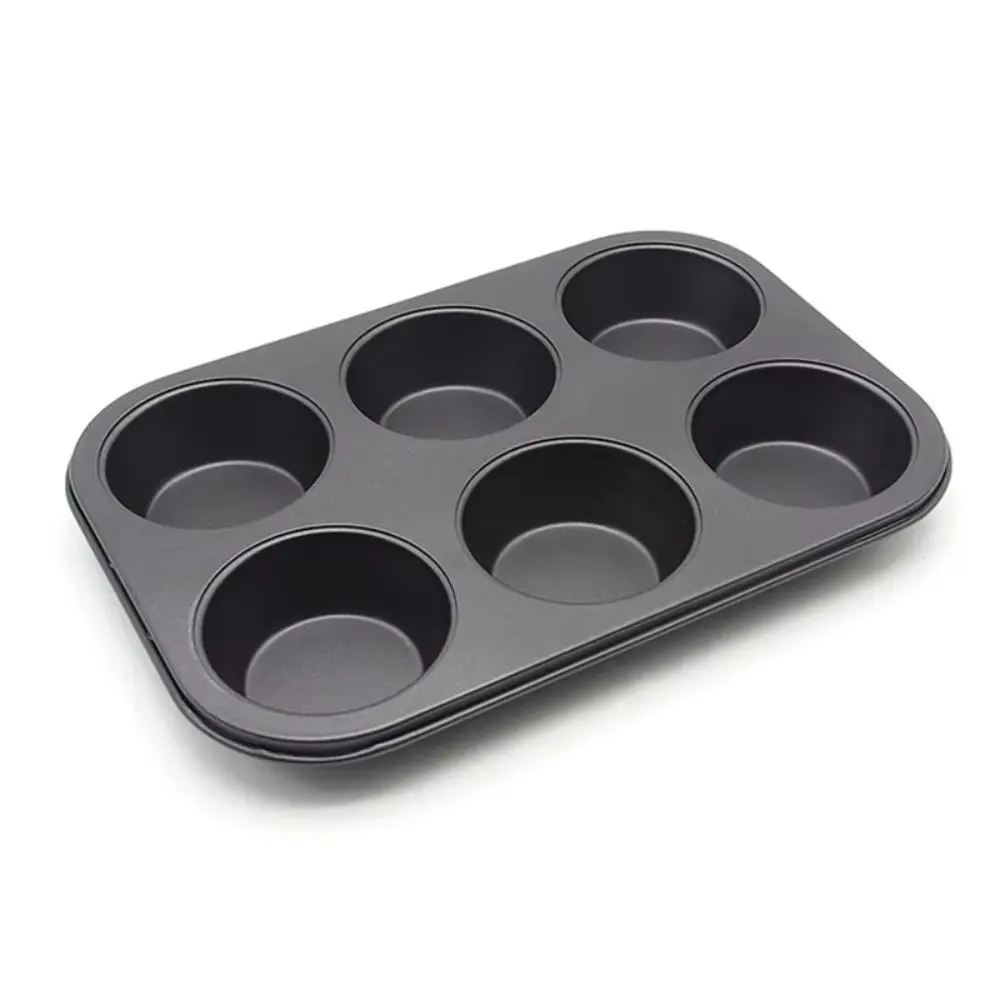أدوات خبز 12/6 شبكة تشيز كيك عموم غير لاصق قابل للإزالة أسفل الكعك عموم الكربون الصلب قالب كب كيك صغير تورت البيض #4