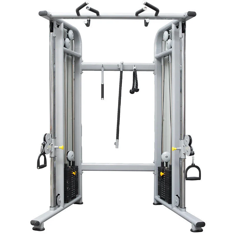 High Quality Steel Double Pulley Multifunctional Trainer Integrated Gym Machine Squat Power Rack For Commercial Use Gym