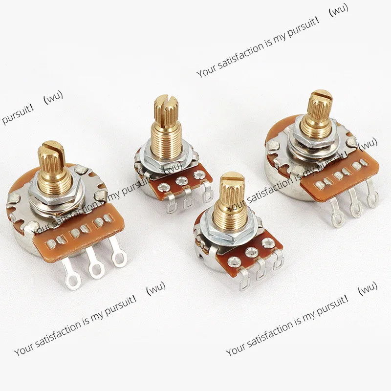 Potentiometer, knob, tone volume tuning 500K resistance 250K copper shaft