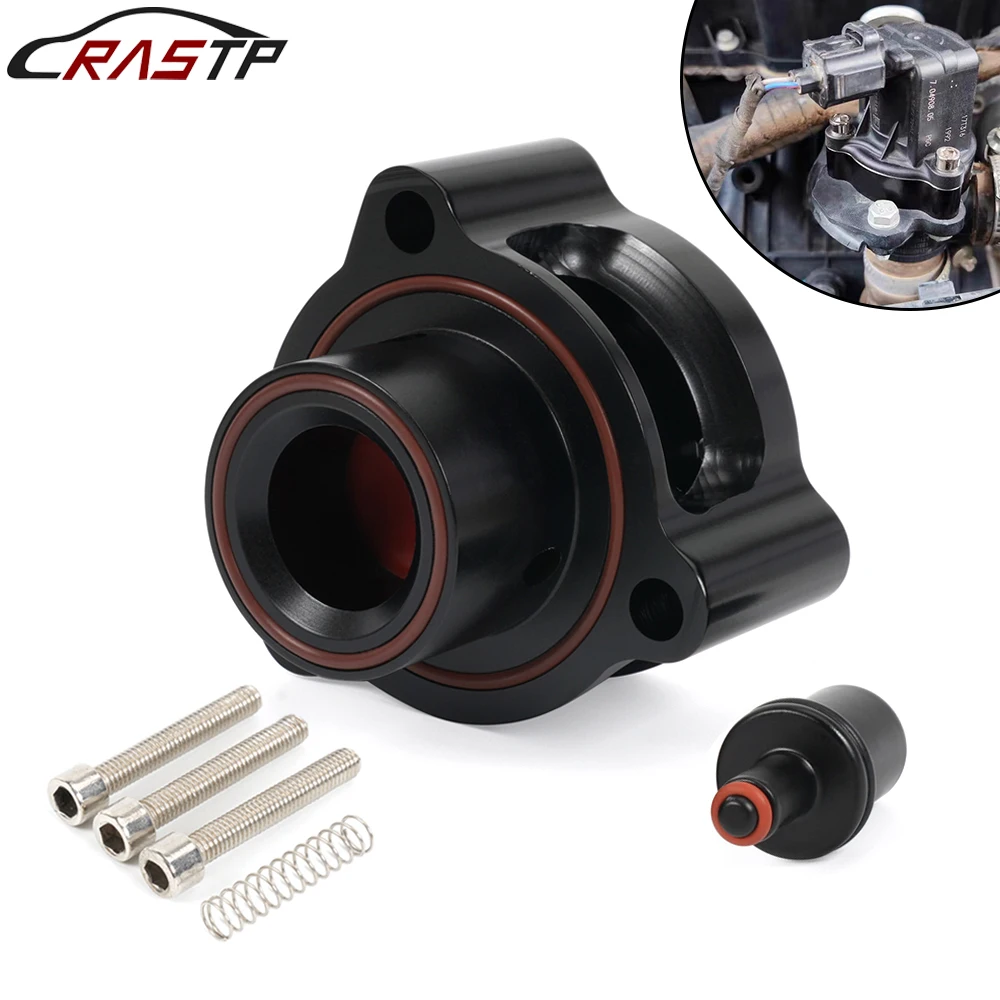 RASTP-T9451 Blow Off Valve VTA DV+ Blow Off Valve Adapter Aluminum for Audi B8 1.8/2.0 TFSI 2007-2015 for VW Golf GTI MK6 2.0TSI