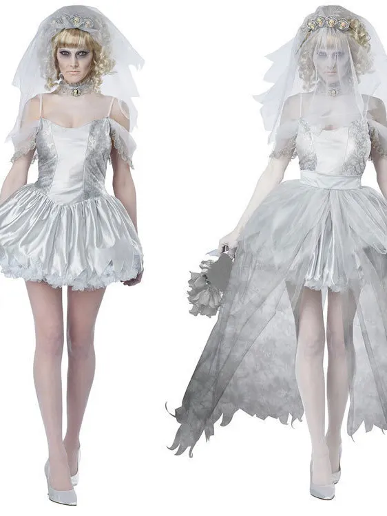 

New loween Cosplay Costume Ghost Bride Movie Stage Role-plang Outfit Game Performance orm Chinese Traditional Weddin...