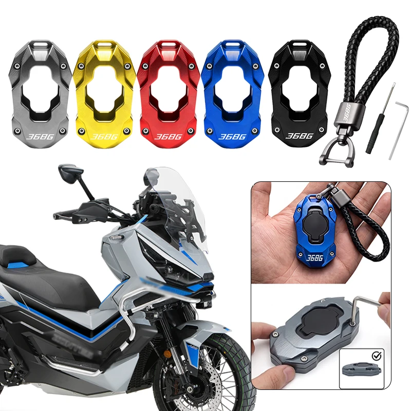For ZONTES 368G 368-G G368 2024 2025 2026 CNC Motorcycle Accessories Electronic Start Key Cover Case Key Shell