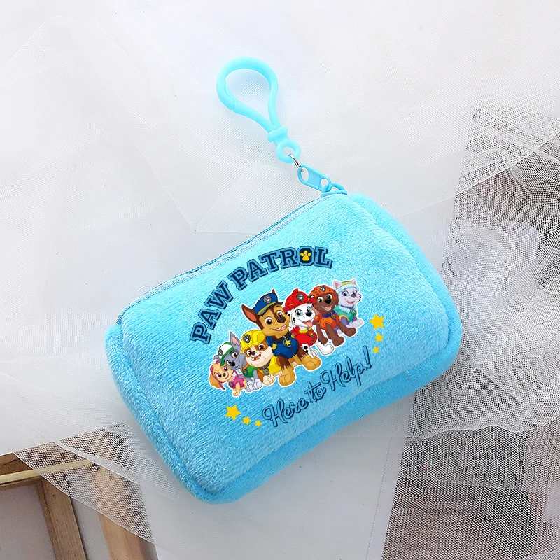 باو باترولز محفظة نسائية للعملات المعدنية بنين بنات لطيف محفظة محمولة أنيمي تشيس سكاي الكرتون المطبوعة مفتاح حافظة بطاقة الهوية حقيبة التخزين هدايا الطفل