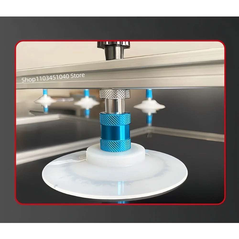 2Pcs/4Pcs Manual Vacuum Suction Cup Assembly Air Valve Holder for Secure Glass And Flat Workpiece Assembly