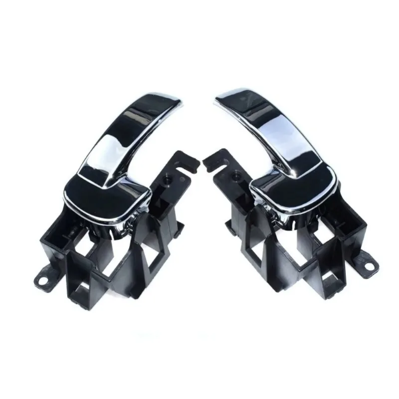 for Car Exterior Door Handle Set 2 Pieces OE Reference 80671-4X02B 80670-4X02B for Nissan Navara D40 Pathfinder R51 2005