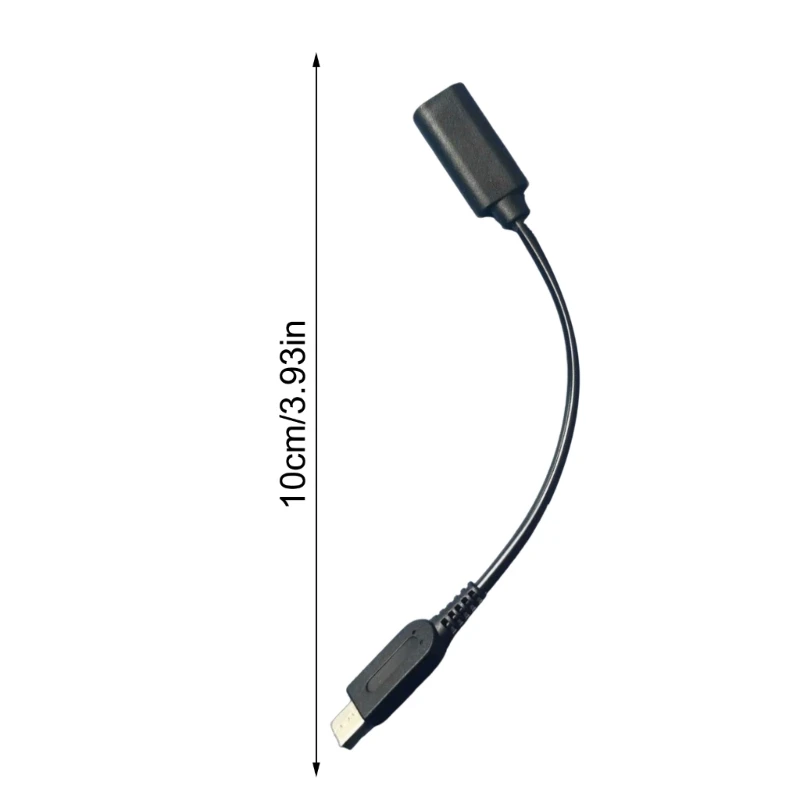 อินเทอร์เฟซ USB C ที่จำเป็น 573A ไปยังอุปกรณ์เกมมือถือ 3DS สายชาร์จสายไฟ PVC ติดทนนานเหมาะสำหรับนักเล่นเกม