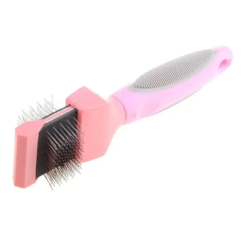 CHCH Double Sided Pet Hair Trimmer Comb Brush Dog Cat Hair Fur Bristle Grooming Shedding Cleaning Massage