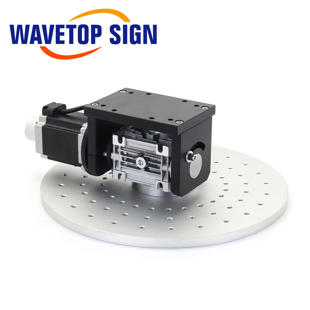 Wavetopsign Multi-Station Rotary Werktafel Voor Fiber Laser Co2 Laser Makring Machine