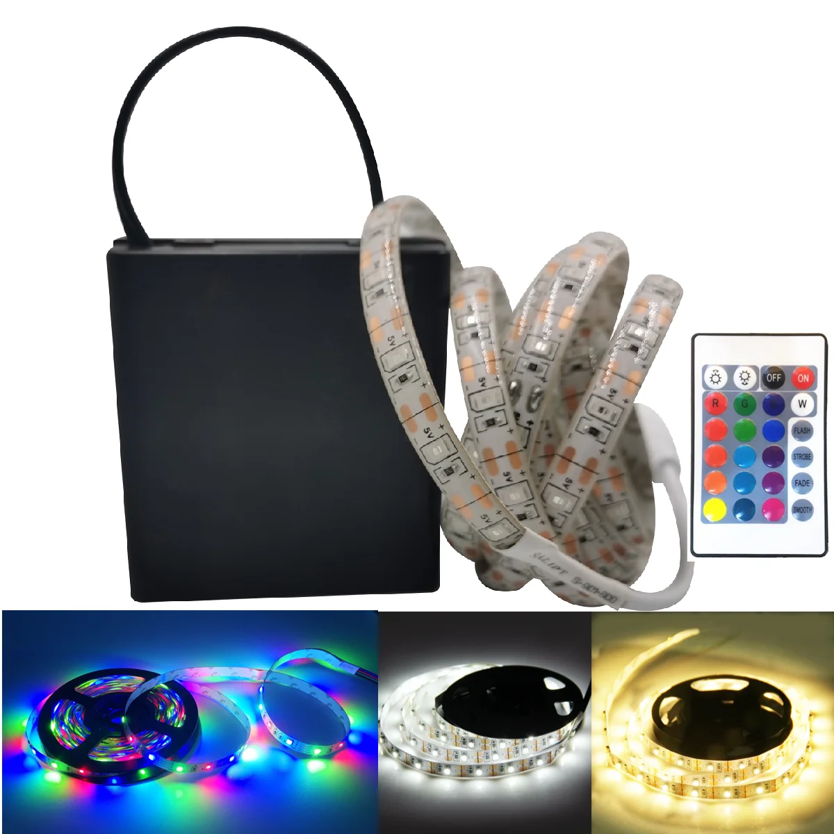Bateria 5V taśma LED USB 2835 DC LED Light elastyczna 50CM 1M 2M 3M 5M biała ciepła wodoodporna oświetlenie tła do TV lampka nocna