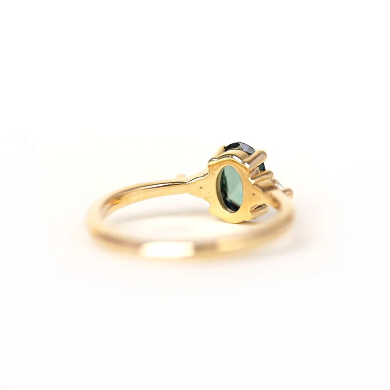 Luxury Anillo plata 925 Sterling Silver Rings Bling Oval Egg Shape Zircon Wedding Band For Women Couples Fine Jewelry