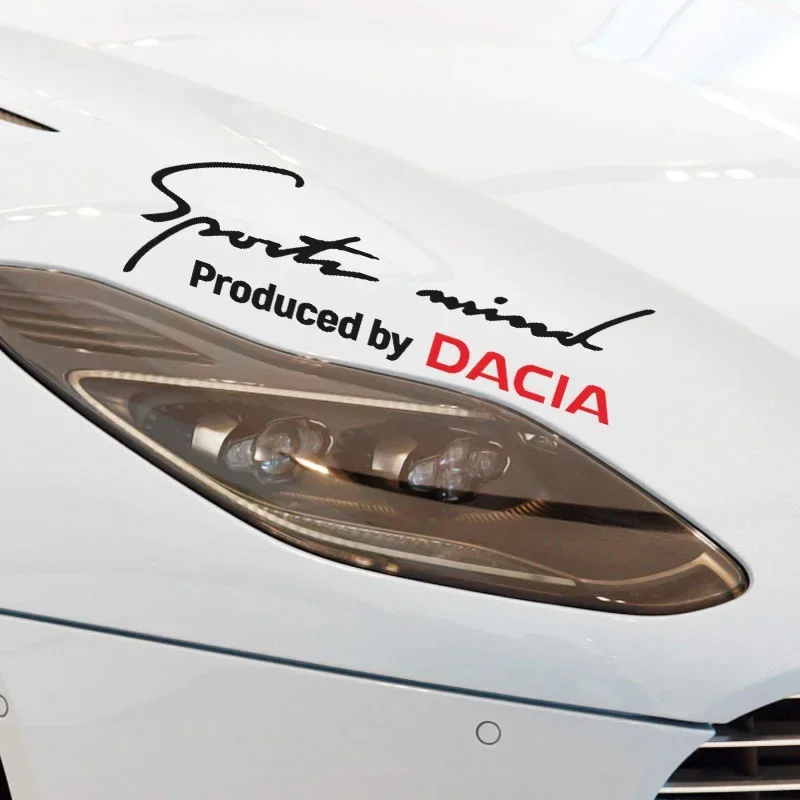 

2/4pcs Car logo Lamp Eyebrow Personalized Stickers For Dacia Dokker Jogger Spring Bigster Lodgy