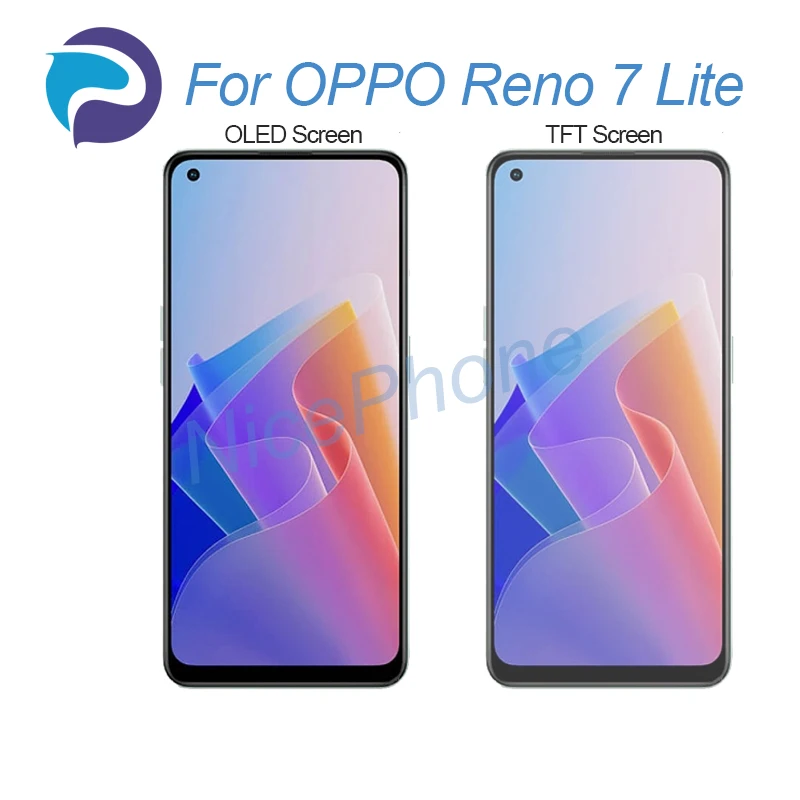 for OPPO Reno 7 Lite LCD Screen + Touch Digitizer Display 2340*1080 CPH2343 Reno 7 Lite LCD Screen Display