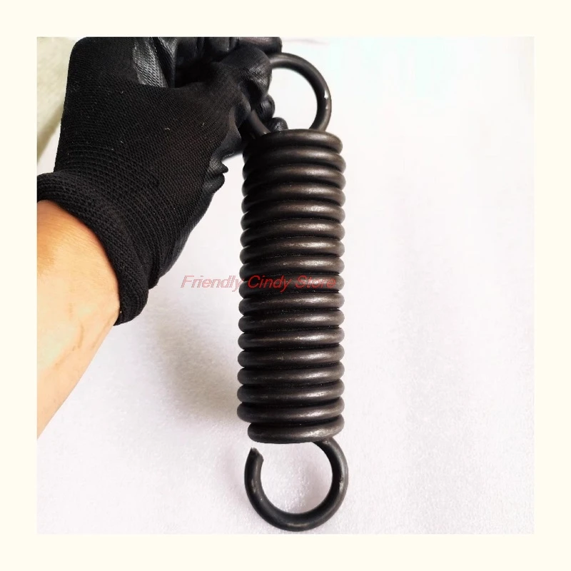 Spring Steel Single Hook Spring, Tension Spring, Wire Dia 6mm, Outer Dia 30/35/40/50mm, Length 100/120/180/200/220/250/280/300mm