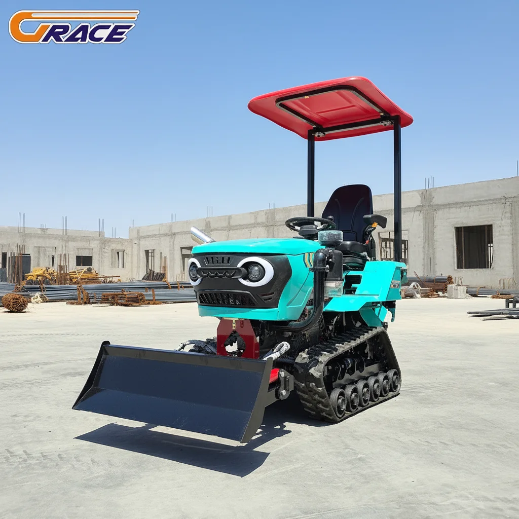 Customize Mini Crawler Tractor Garden Orchard Cultivator Rotary Tillage Crawler Farm Machine