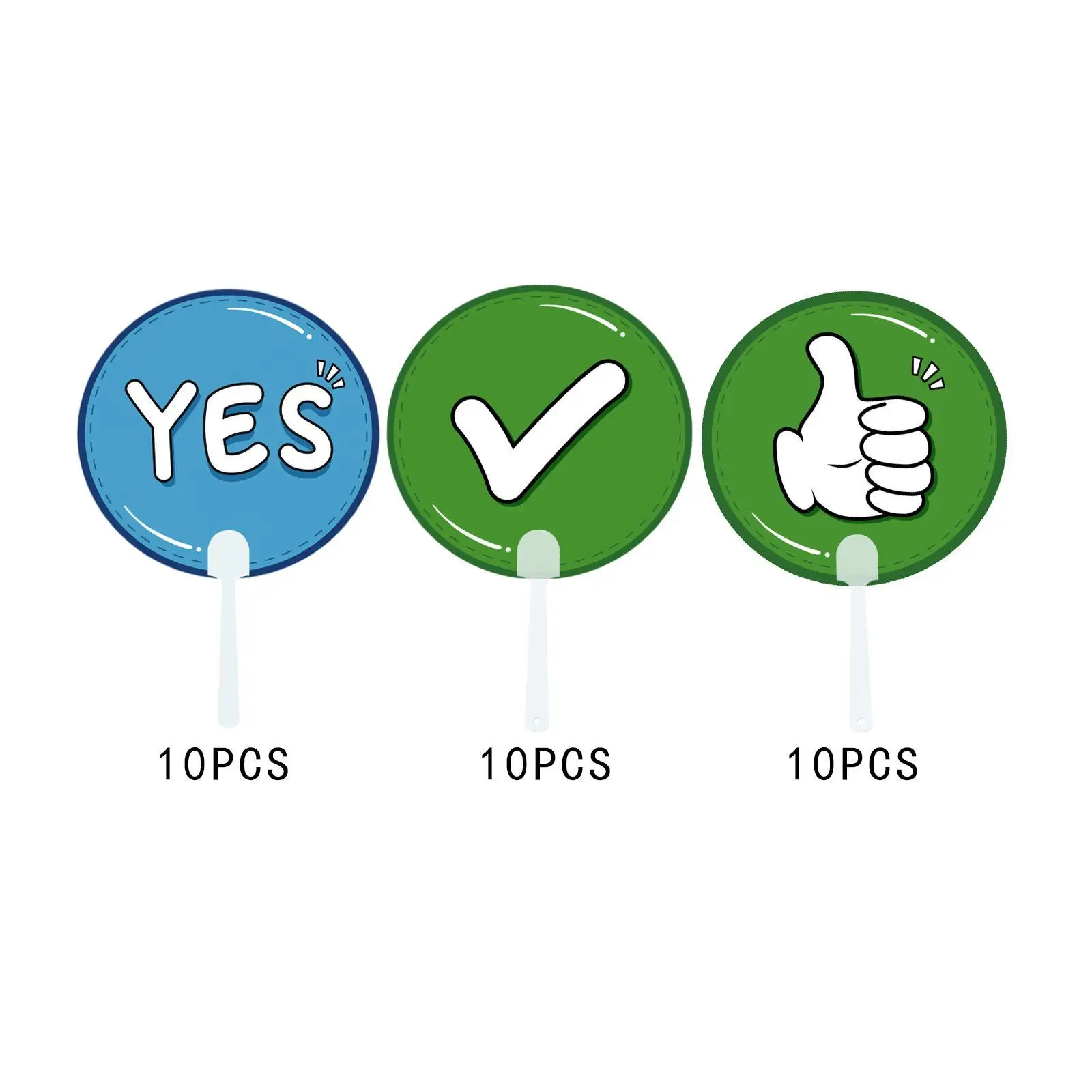 Voting Paddles Teaching Props Response Signs for Game Activities Meeting