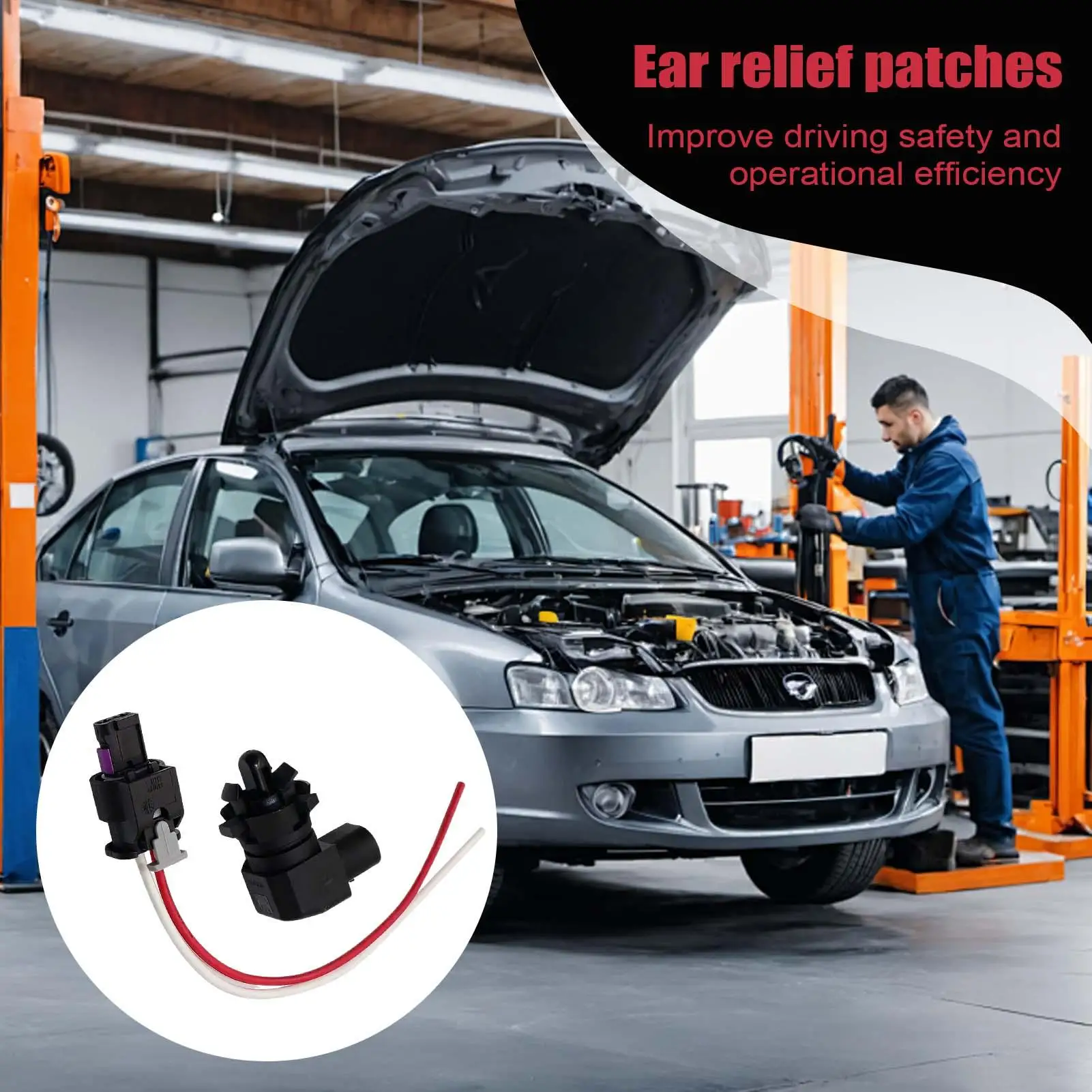 For Chevrolet Buick GM Cadillac Air Ambient Temperature Sensor Integrated Real-Time Outside Cable Replacement Ambient Air