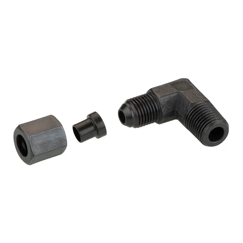 

Elbow 90 Degree 1/8 1/4 3/8 1/2 3/4 1 " BSPT Male x 4 6 8 10 12 -22mm Tube Flare Union Hydraulic Carbon steel Fitting Oil