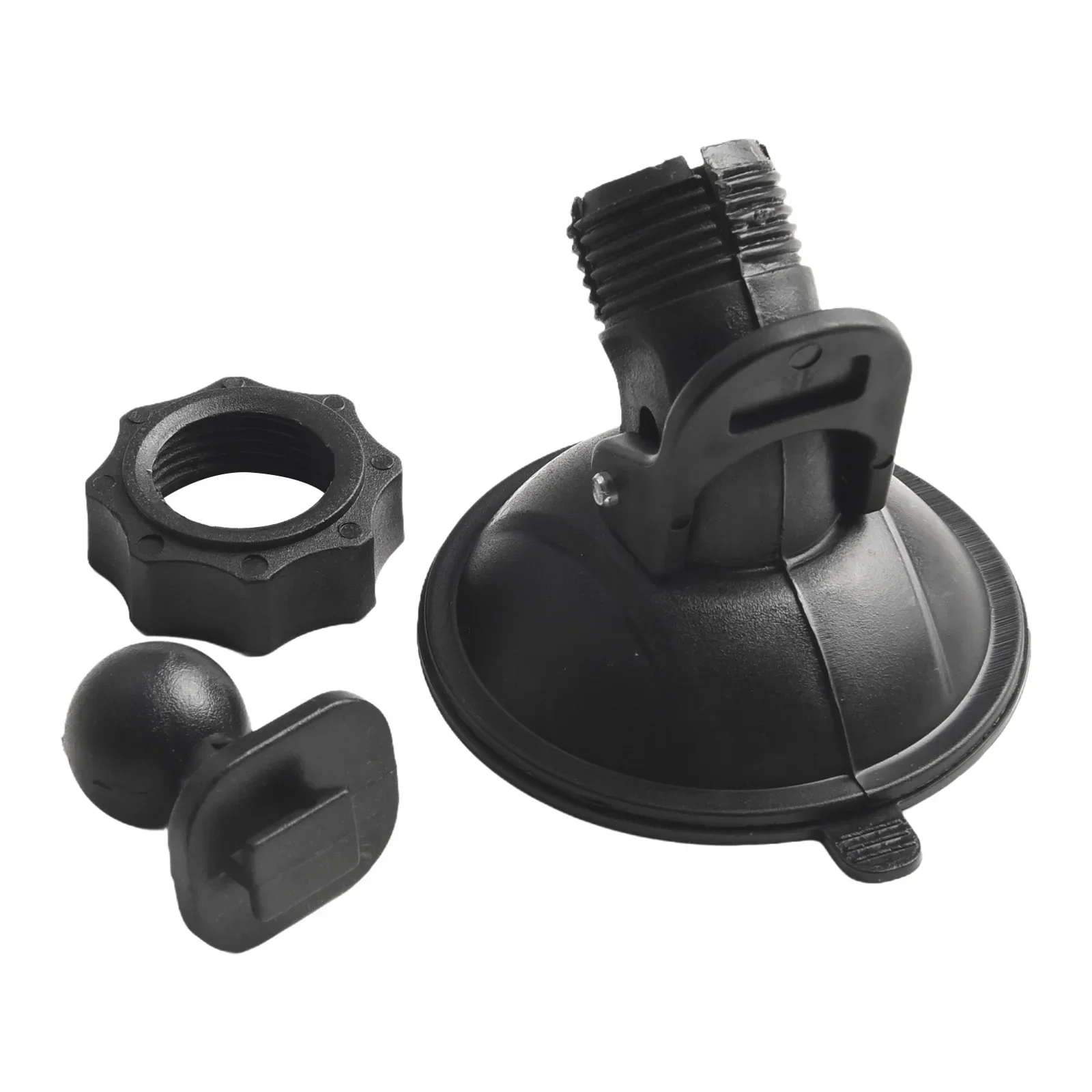 Quality New Practical Camera Holder Suction Cup Bracket Easy Installation Wear-resistance 360 Rotating ABS Black