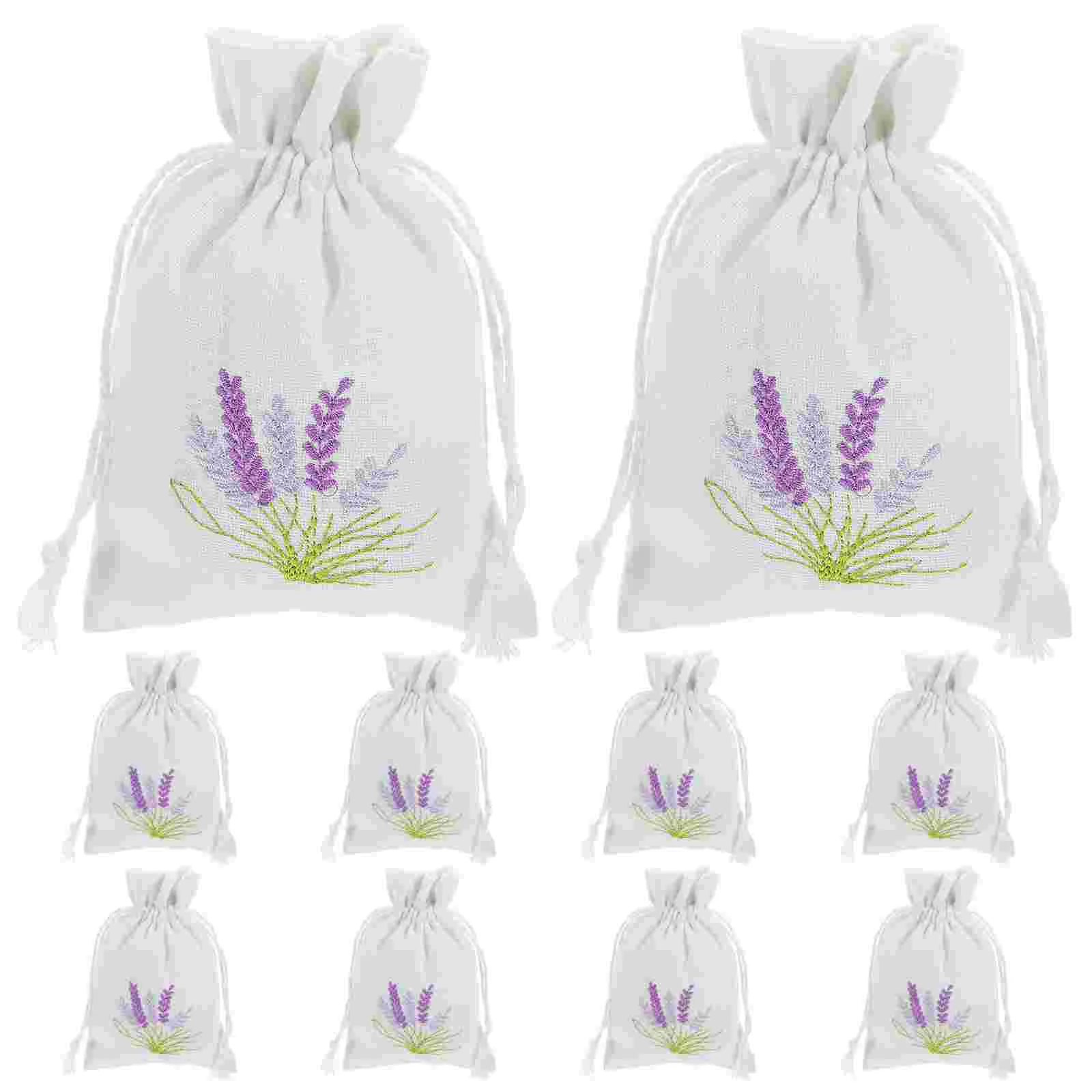 10 Pcs Lavender Sachet Bag Bags Empty Small Toiletry Packing Clothes for Storage Jewelry Pouches