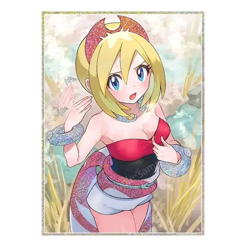 

60pcs/set Irida Flash Card Sleeve PTCG DIY Anime Game Collection Card Protective Cover Gift Toy 67*92mm