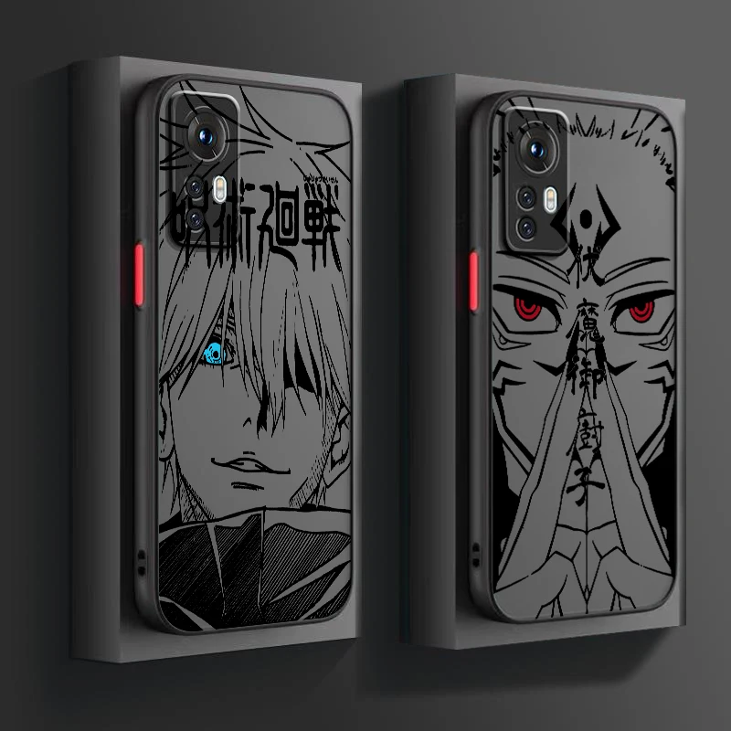 

Satoru G-Gojo J-Jujutsu Kaisen Frosted Translucent For Xiaomi Mi 13 12 12T 11T 11 11i 10T 10 9T Pro Lite Ultra 5G Soft