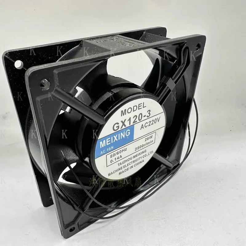 C  FOR 1PCS GX120-3 AC220V 26W 0.14A 120*38MM AC Cooling Fan
