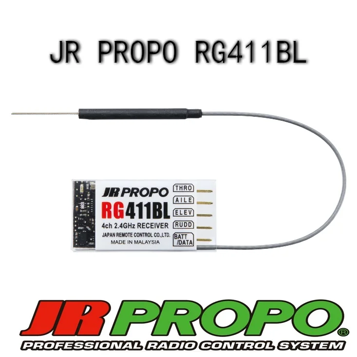 JR PROPO RG411BL receptor de 4 canales DMSS 2,4G