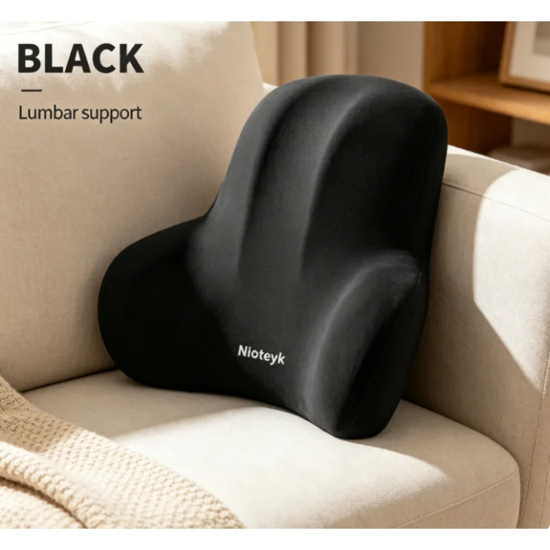 

Car Neck Cushion and Lumbar Support Memory Foam Pillow Breathable Seat Pad for All Vehicle Models Use