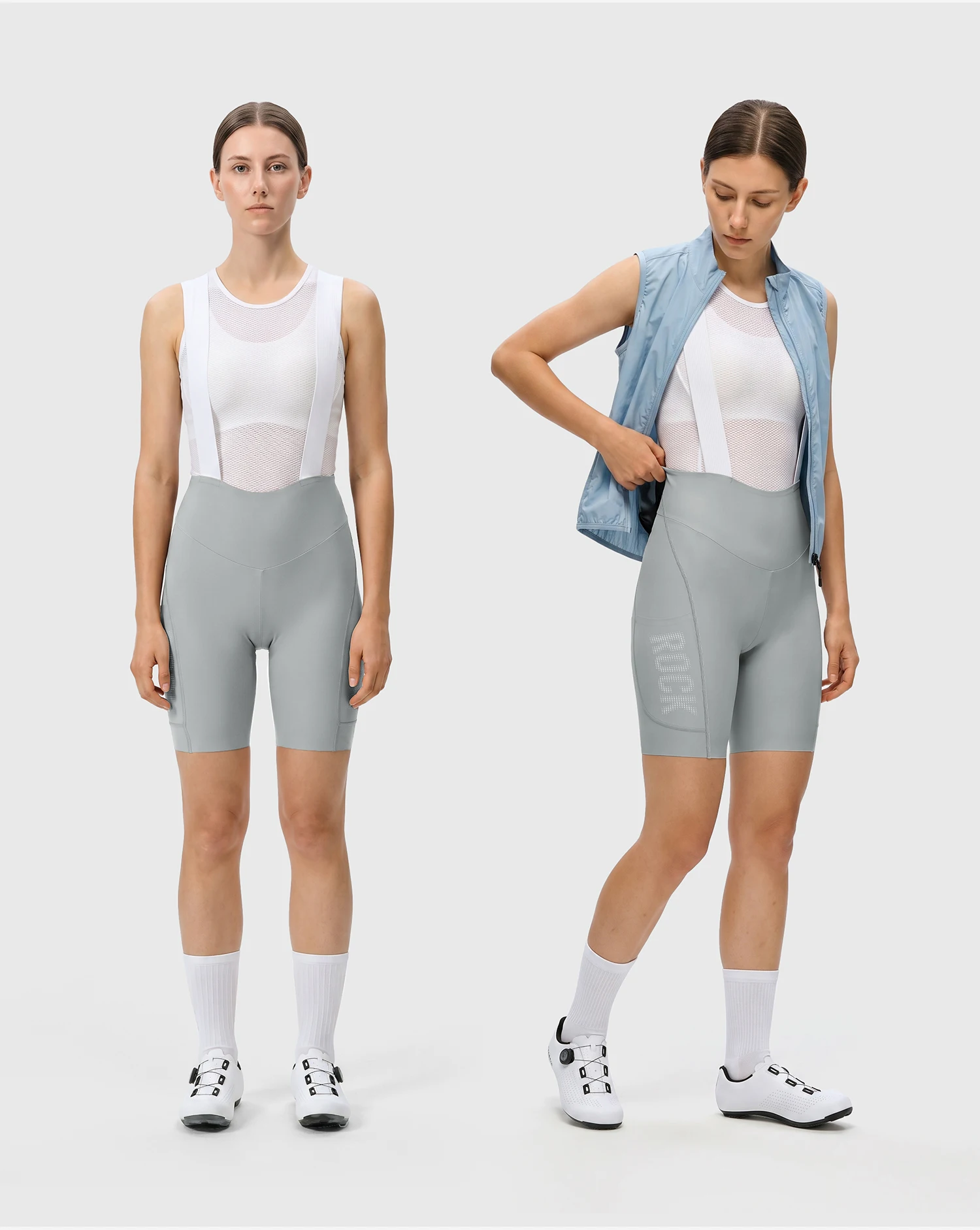 ROCKBROS Sommer-Radhose mit Trägern, Leicht, Elastisch, Atmungsaktiv, mit Polsterung, Damen-Radhose – Detail 21