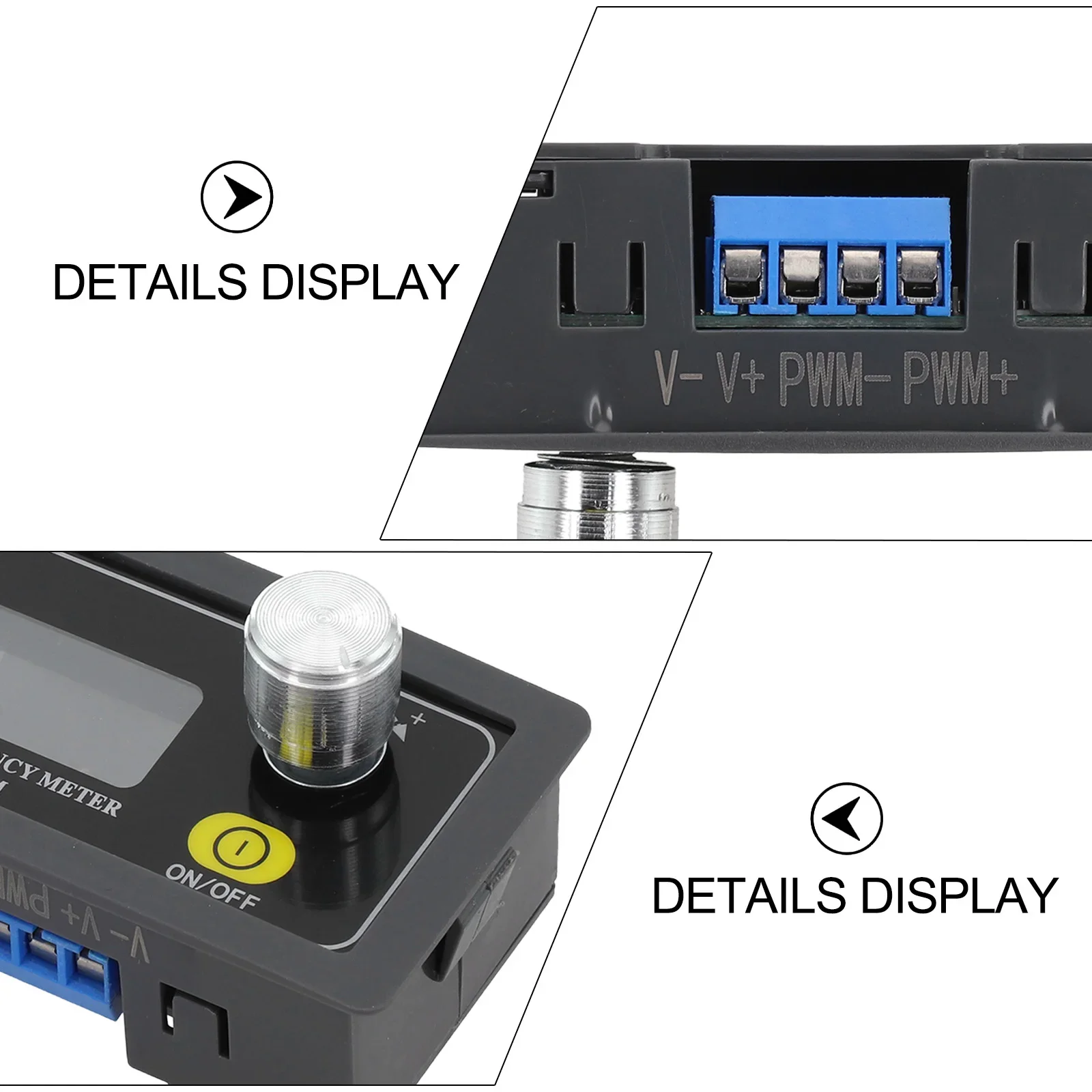 Adjustable Module Signal Generator Xypwm1  Clear LCD Display  Convenient Potentiometer Control  Wide Frequency Range