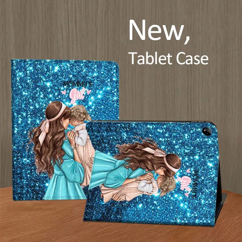 

Mom Baby Cute Pattern Tablet Case For Vivo IQOO Pad Air Pad3 IQOO Pad5 Pad2 Pad3 SE Pro 11.5 12.1 12.3 13 Inch