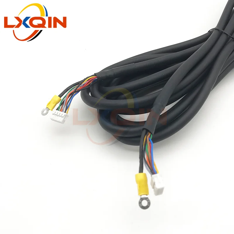 LXQIN Printer Senyang board 9 pins long single cable for Epson i1600/i3200/4720 eco solvent printer different size machine