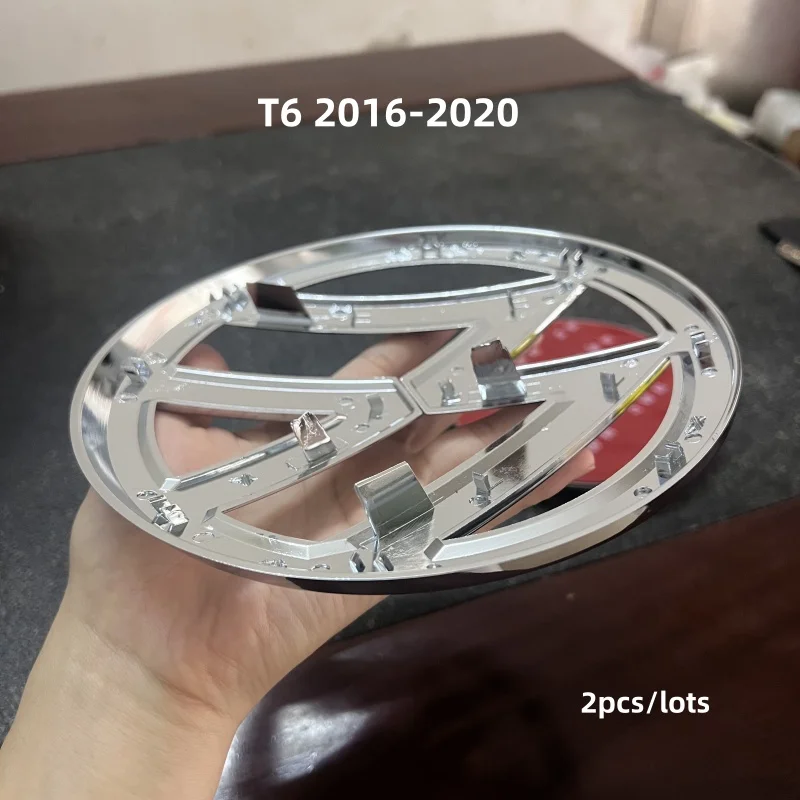 

Эмблемы, 2 шт., 178 мм/130 мм, замена переднего и заднего значка автомобиля, эмблема, решетка крышки багажника, логотип, автомобильные наклейки для Multivan Transporter Van T6 2