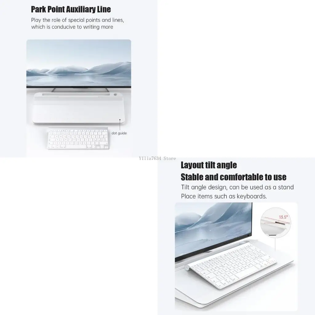 Акриловая настольная подставка для запястий, подставка для ноутбука, многофункциональная подставка для компьютера