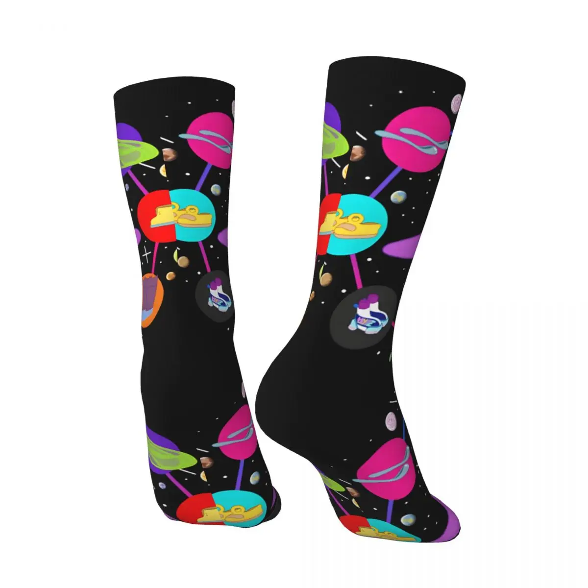 Hip Hop Retro Style Crazy Men's compression Socks Unisex T-The Midnight Gospel Street Style Pattern Printed Funny Novelty