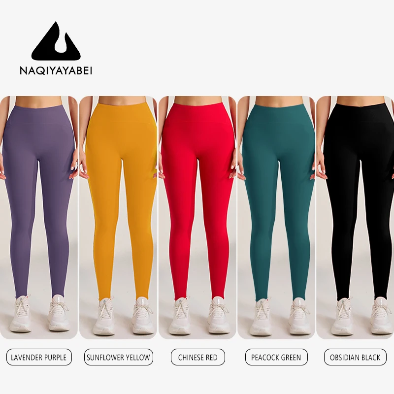 Women\'s Leggings Gym Yoga Pants High Waisted Hip Lifting Nine Minute Pilates Outdoor Running Stretchy Pants Bottoms